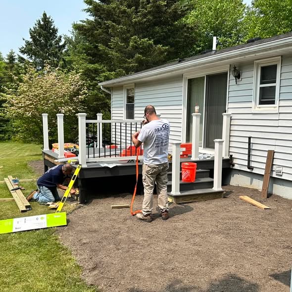 installing composite deck boards